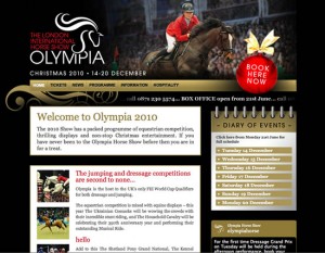 Olympia Horse Show WordPress Website